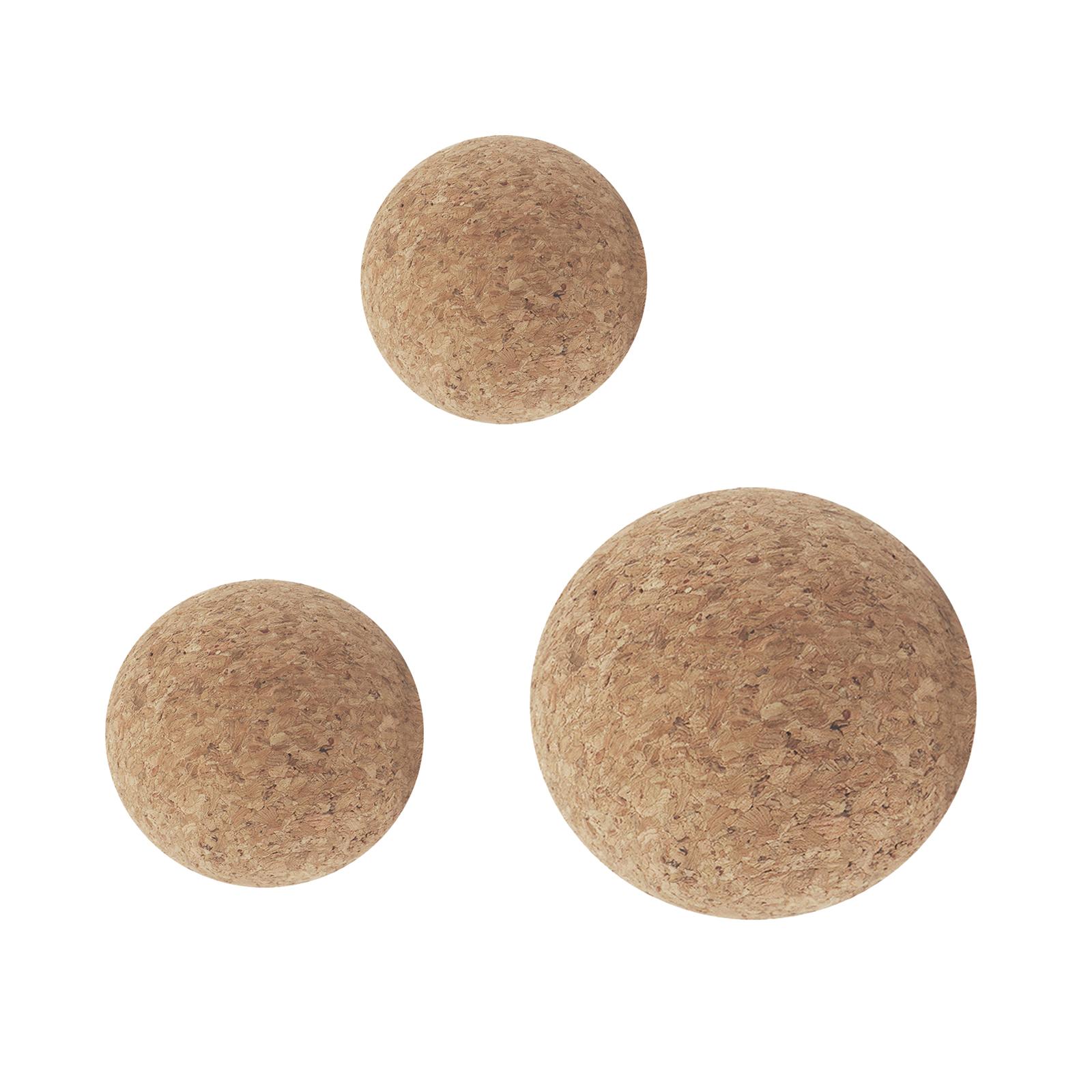 Pilates Toning Ball - 코르크 볼, 휴대용 요가 공, 피트니스