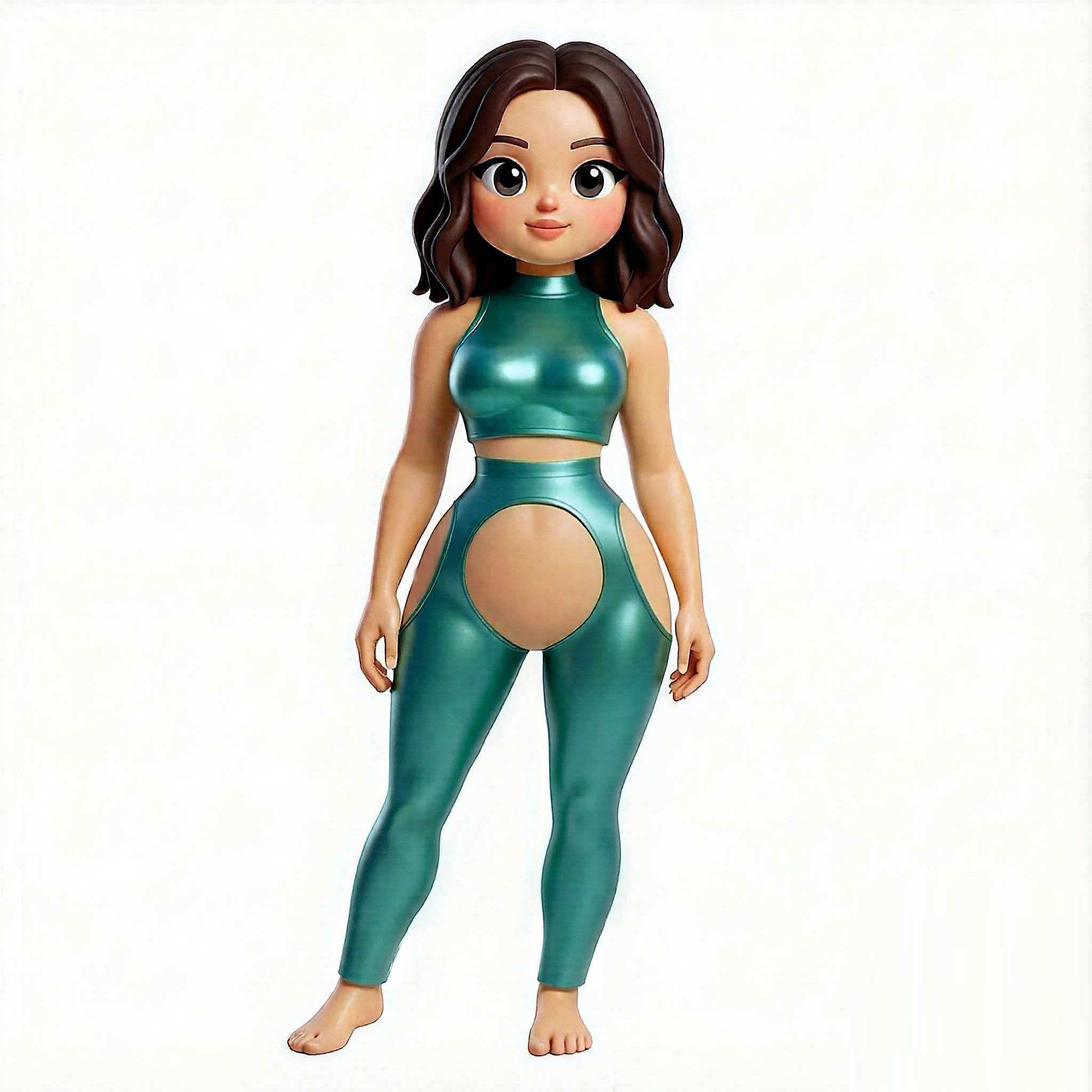 Pilates Yoga Legging - 여름 여성용 발목 길이 바지 신축성