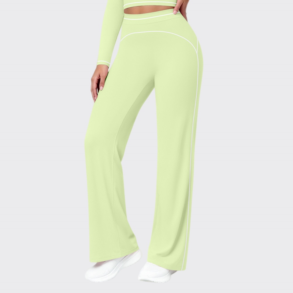 Pilates Yoga Legging - 새로운 하이웨이스트 플레어 팬츠 여성용 스트레이트
