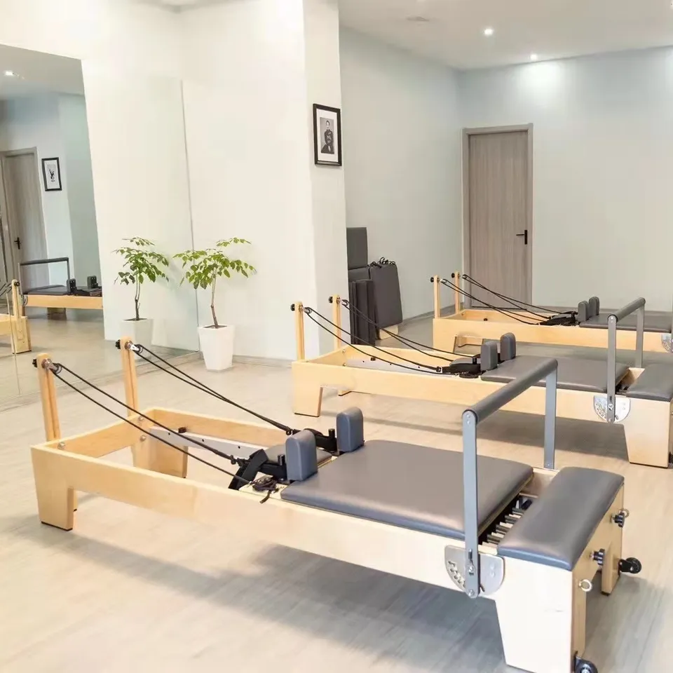 Pilates Yoga Machine - 도매 전문 최고급 필라테스 우드 리포머