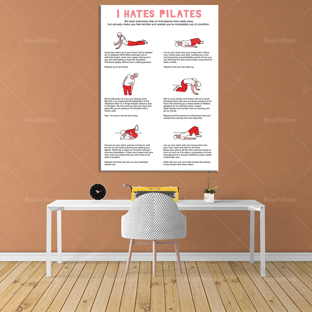 Pilates Yoga Room - Je déteste PILATES 젖꼭지 닦는 수건