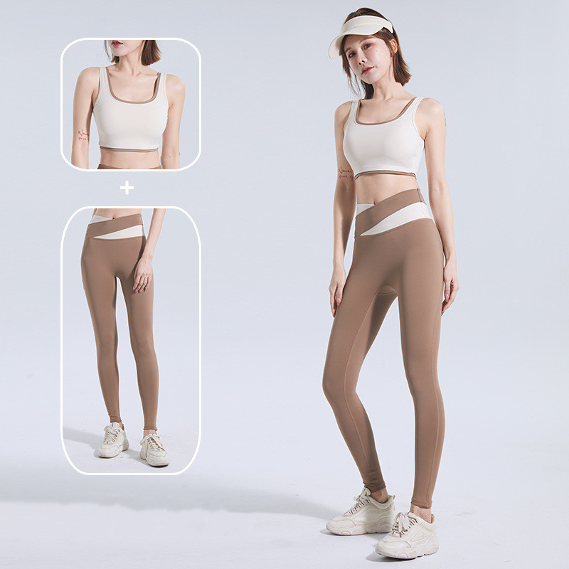 여성용 빠른 건조 요가 투피스 세트, 피트니스 체육관  - Pilates Yoga Legging 리뷰 및 가격