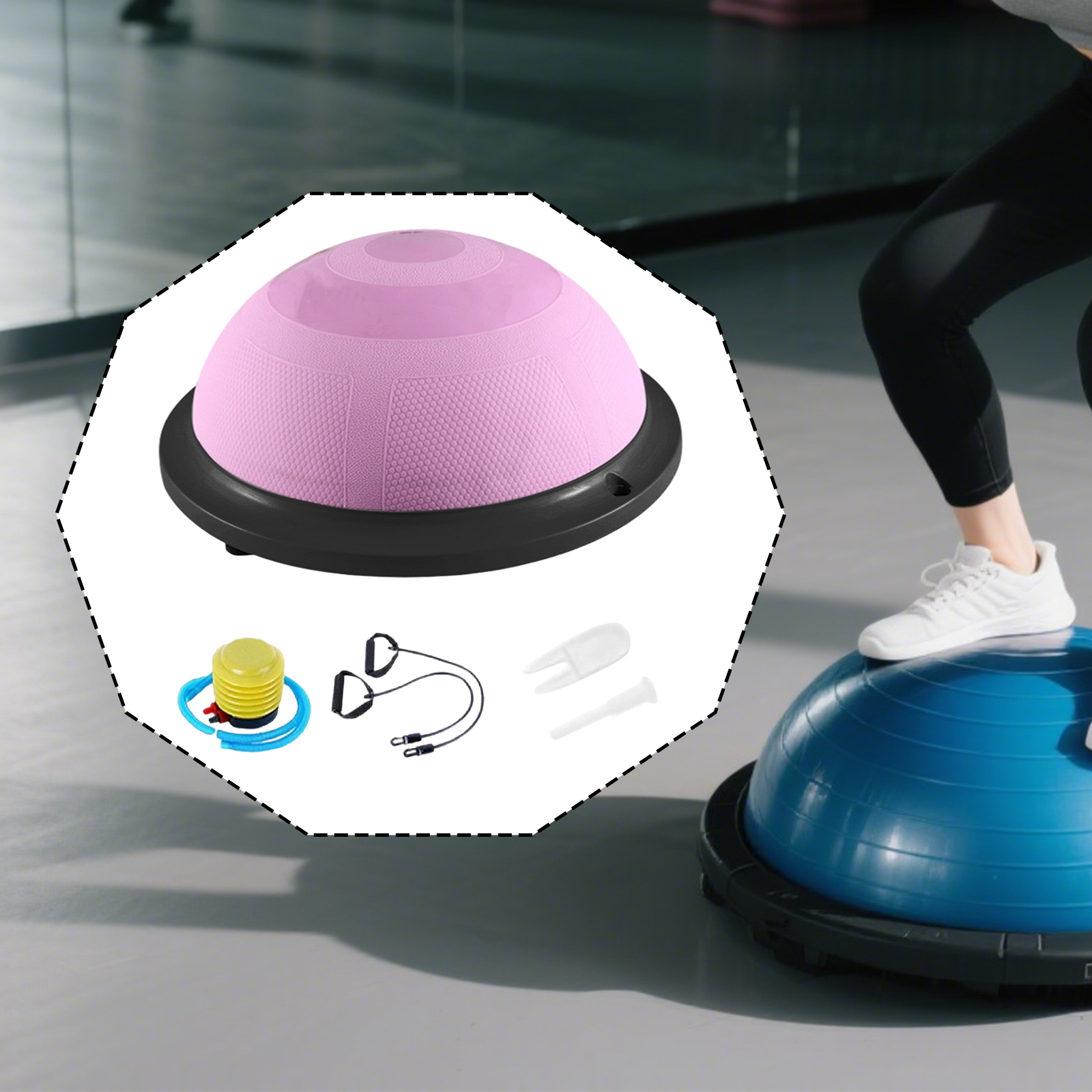 밸런스 볼 반구형 볼 요가 피트니스 볼 필라테스 발 반 - Pilates Toning Ball 리뷰 및 가격