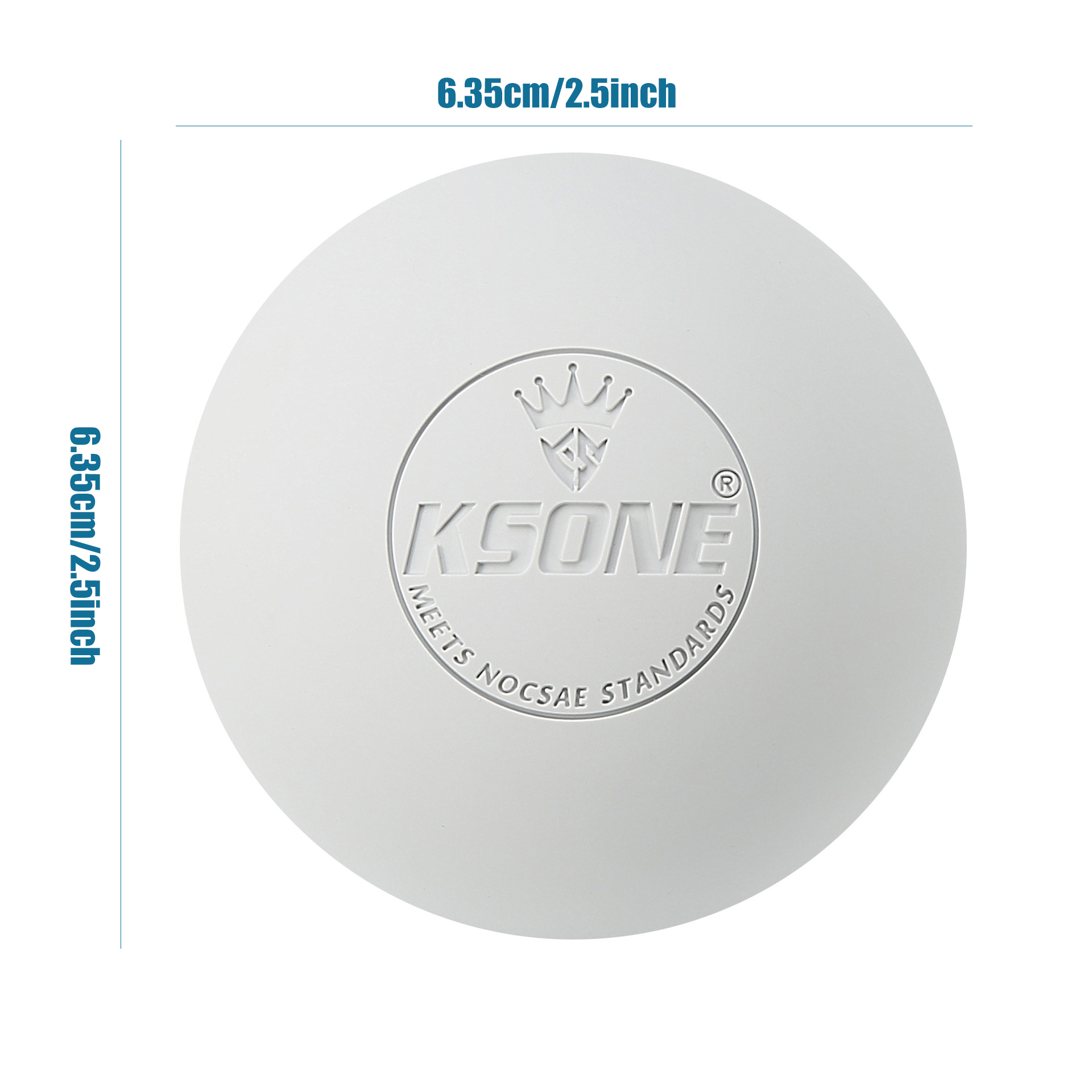 단색 KSONE 요가 근막 공, 발 마사지 근육 이완을 - Pilates Toning Ball 리뷰 및 가격