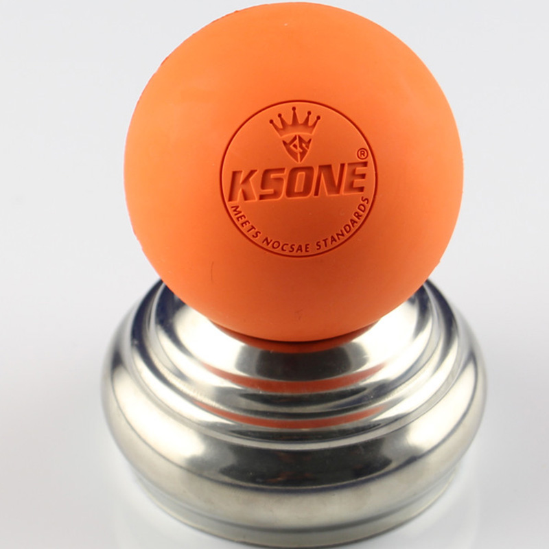 단색 KSONE 요가 근막 공, 발 마사지 근육 이완을 - Pilates Toning Ball 리뷰 및 가격