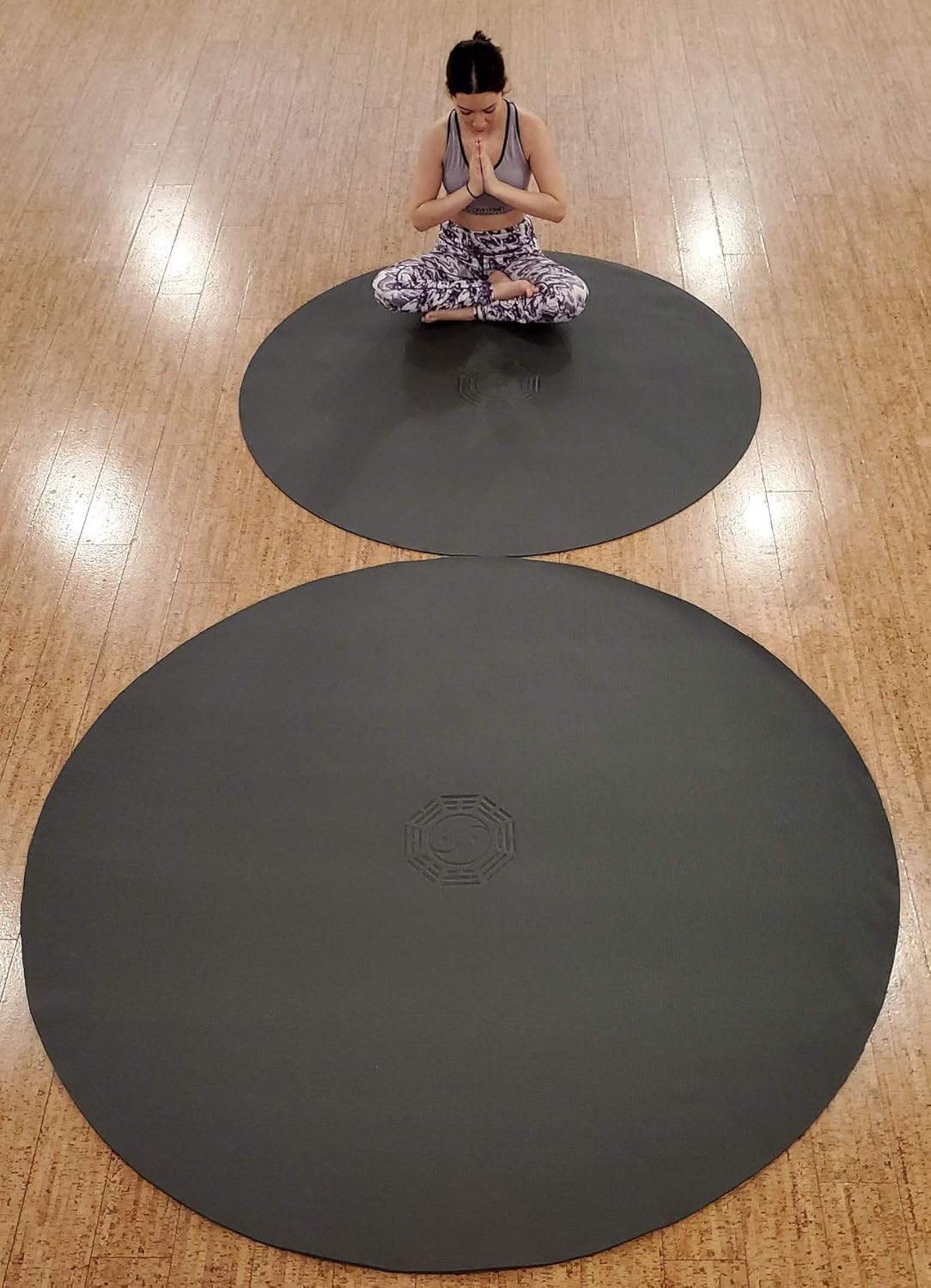 대형 원형 TPE 요가 매트, 보라색, 명상, 필라테스 - Pilates Yoga Taichi 리뷰 및 가격