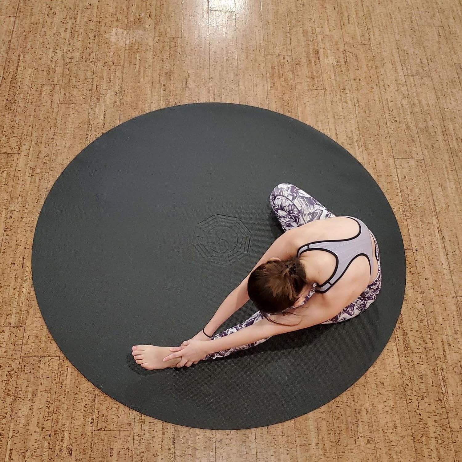대형 원형 TPE 요가 매트, 보라색, 명상, 필라테스 - Pilates Yoga Taichi 리뷰 및 가격