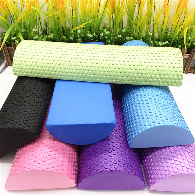 30/45cm 하프 라운드 EVA 마사지 폼 롤러 요가 - Pilates Yoga Block 리뷰 및 가격