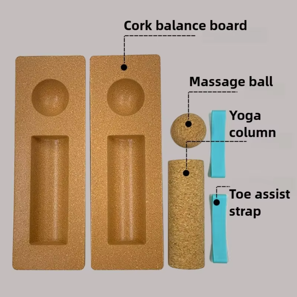 코르크 요가 블록 발목 밸런스 보드 프리미엄 코르크 워 - Pilates Yoga Block 리뷰 및 가격