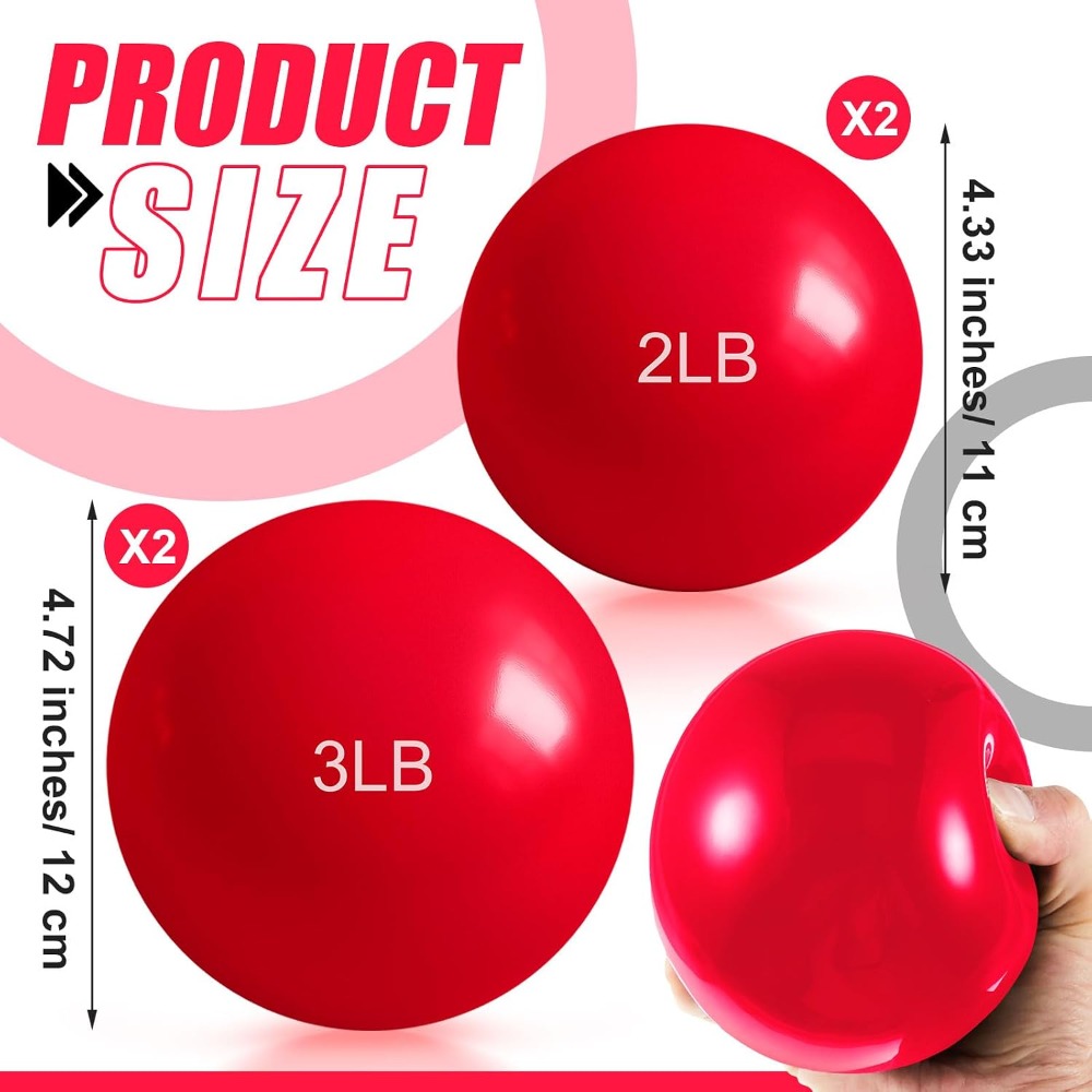 1lb-5lb 무게추가 있는 운동용 토닝볼, 필라테스, - Pilates Toning Ball 리뷰 및 가격