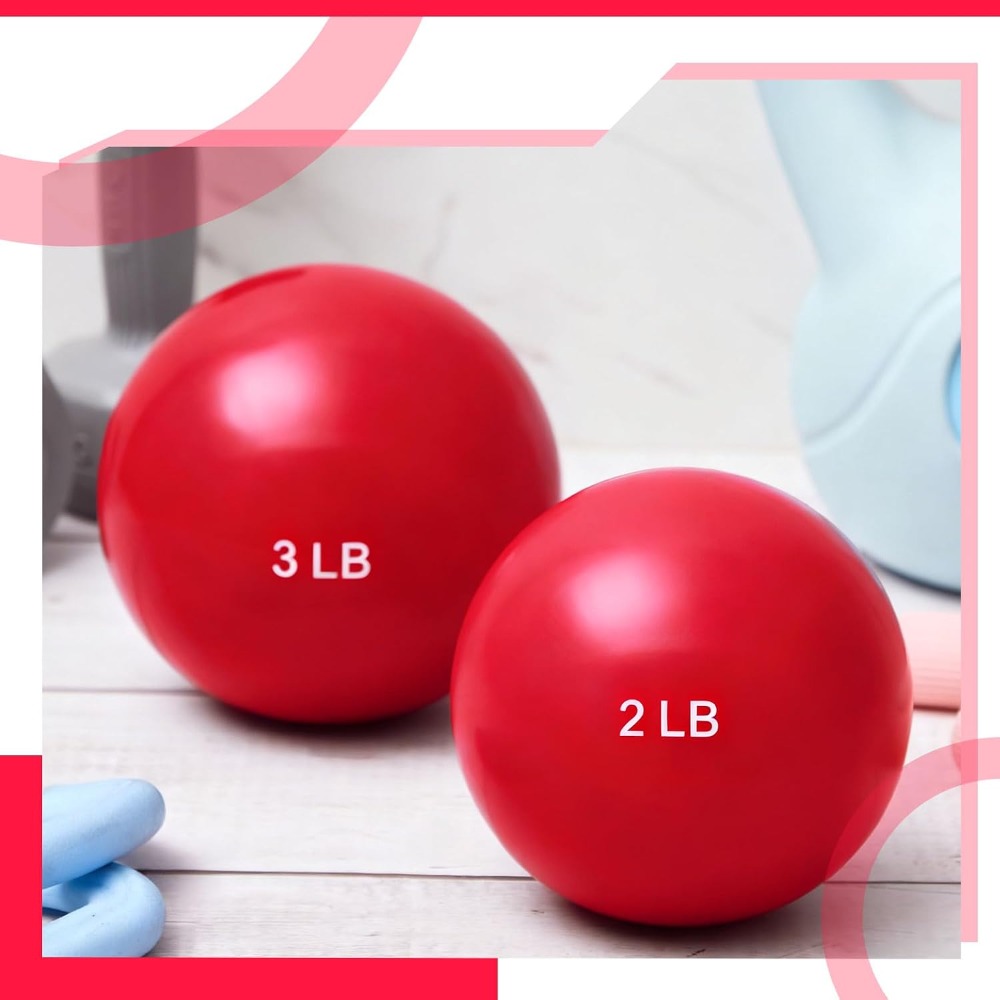 1lb-5lb 무게추가 있는 운동용 토닝볼, 필라테스, - Pilates Toning Ball 리뷰 및 가격