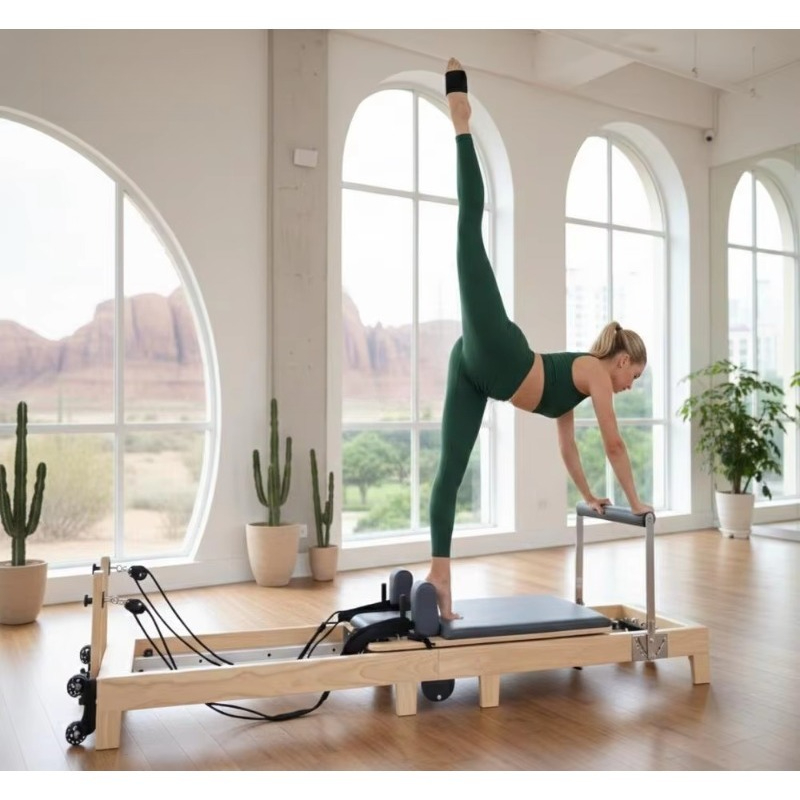 홈 짐 장비 접이식 상업용 스튜디오 머신 나무 요가 오 - Pilates Yoga Machine 리뷰 및 가격
