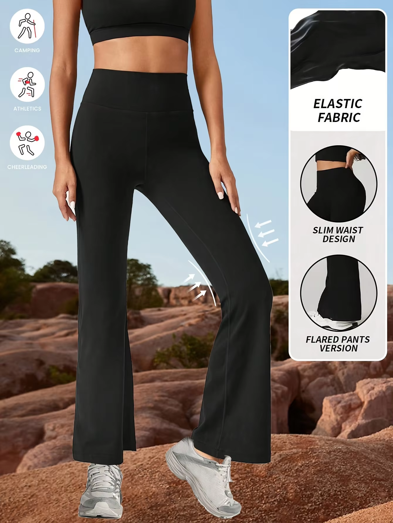 여성 요가 팬츠 플레어 레깅스 스포츠 타이트 롱 트라우 - Pilates Yoga Legging 리뷰 및 가격