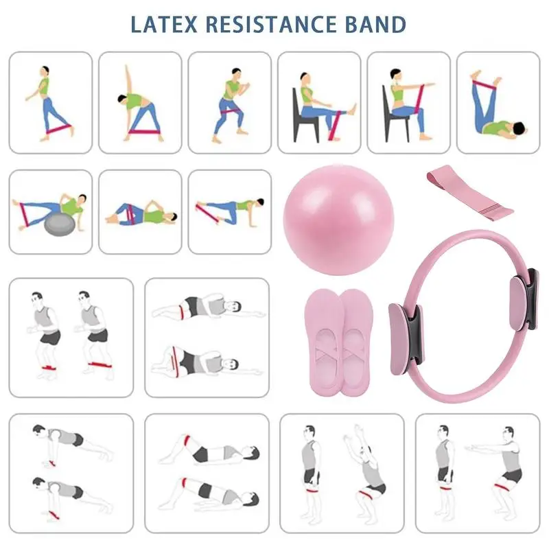 필라테스 링 및 볼 세트 토닝 필라테스 링 저항 밴드  - Pilates Toning Ball 리뷰 및 가격