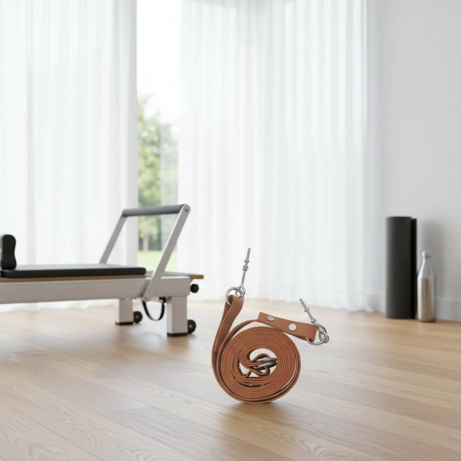 리포머 더블 루프 스트랩 조절 가능한 필라테스 더블 루 - Pilates & Yoga En Talavera Raquel Díaz 리뷰 및 가격