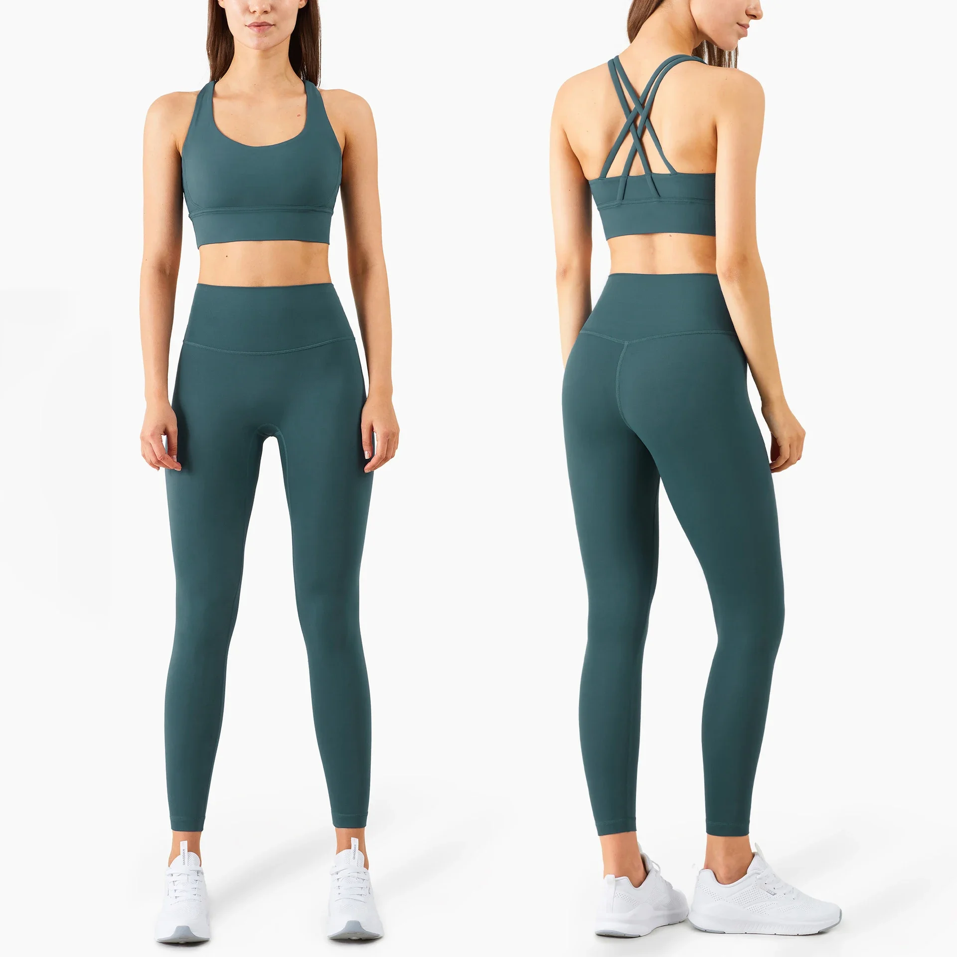 여름 새로운 2 조각 요가 의류 여성 Tracksuit - Pilates Yoga Legging 리뷰 및 가격