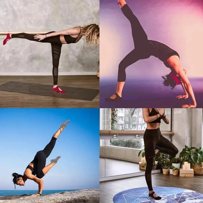 백리스 논슬립 피트니스 요가 양말 코튼 여성 스포츠 필 - Pilates Yoga And Gym 리뷰 및 가격