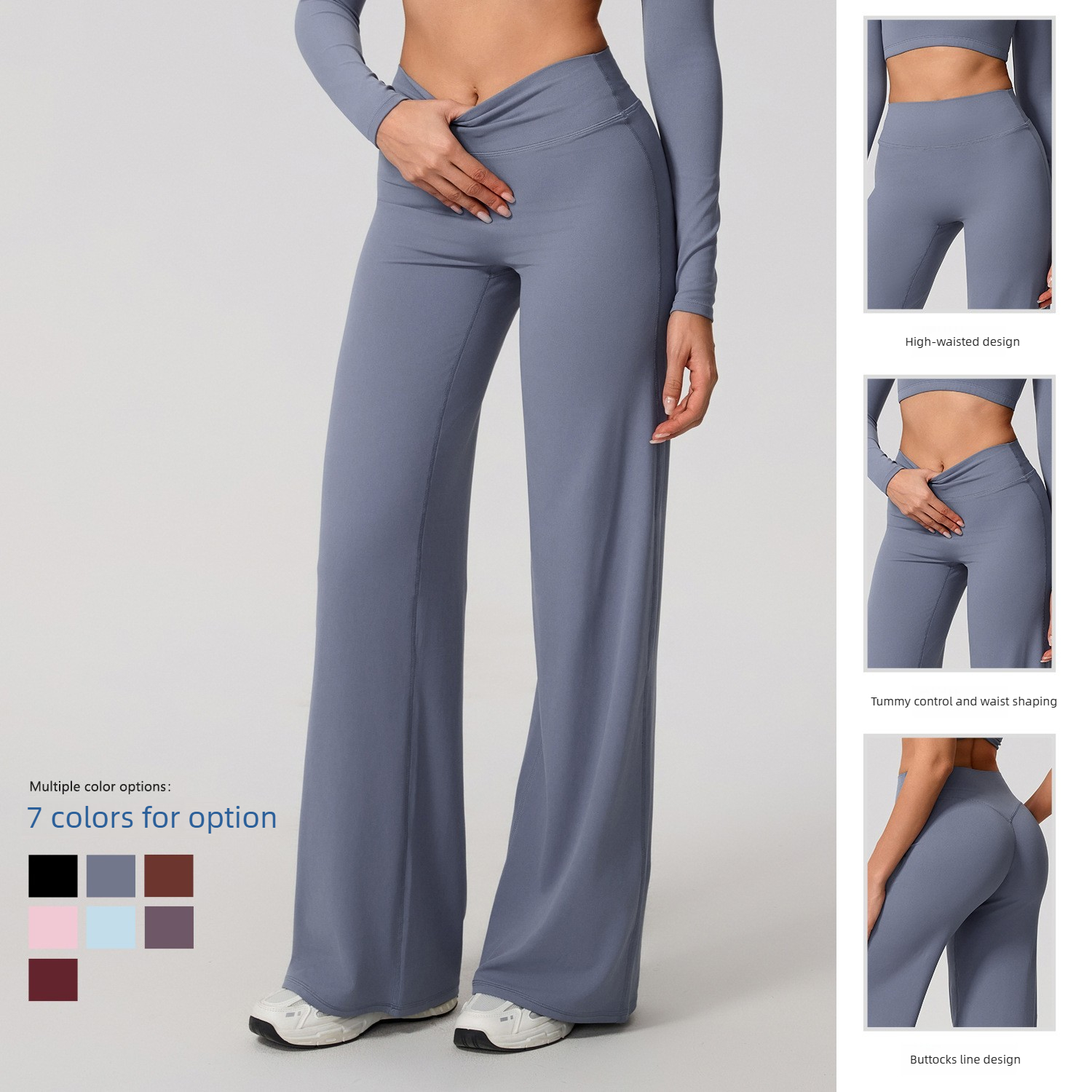 Lezyan 루즈 소프트 요가 와이드 레그 팬츠 필라테 - Pilates Yoga Legging 리뷰 및 가격